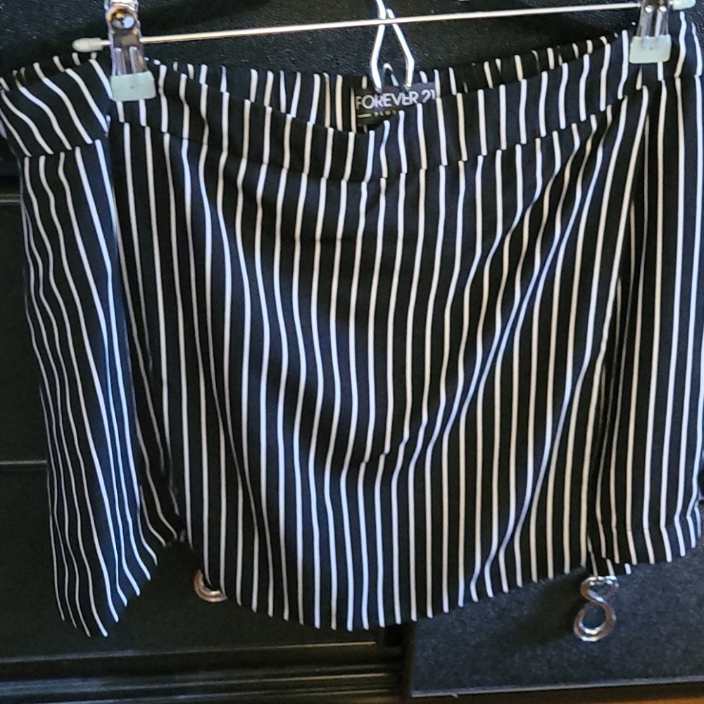 Pinstriped Skort